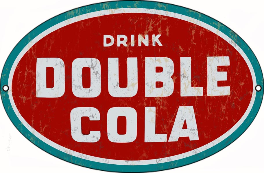 Drink Double Cola 9×14