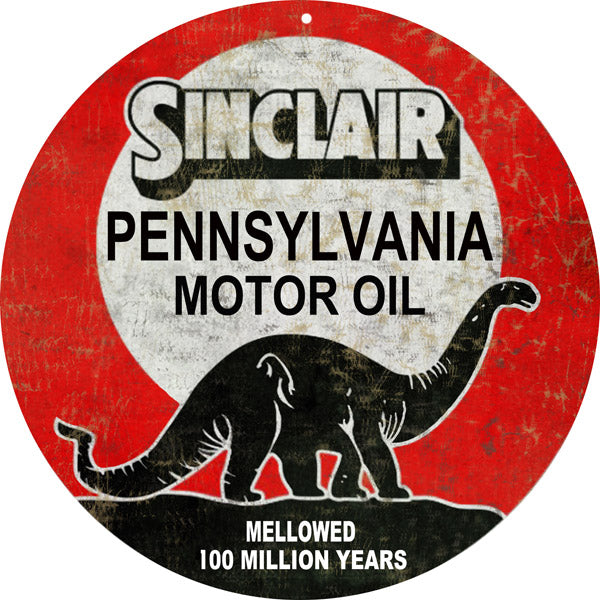 Sinlcair Motor Oil 14 x 14