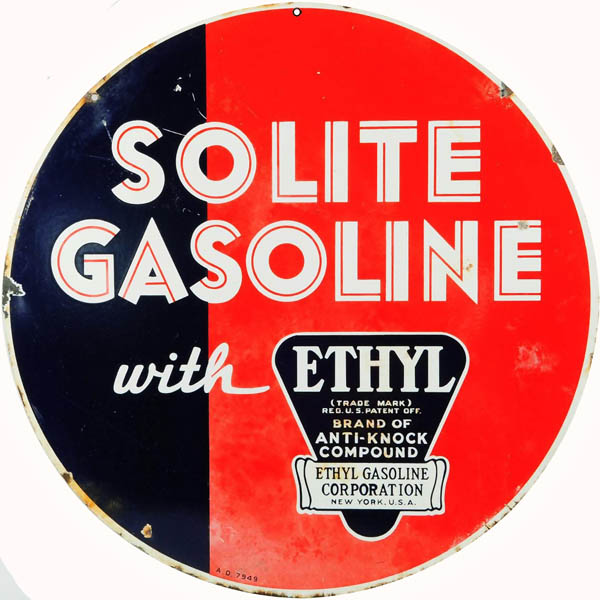 Solite Gasoline Vintage Style Metal Sign 14 x 14