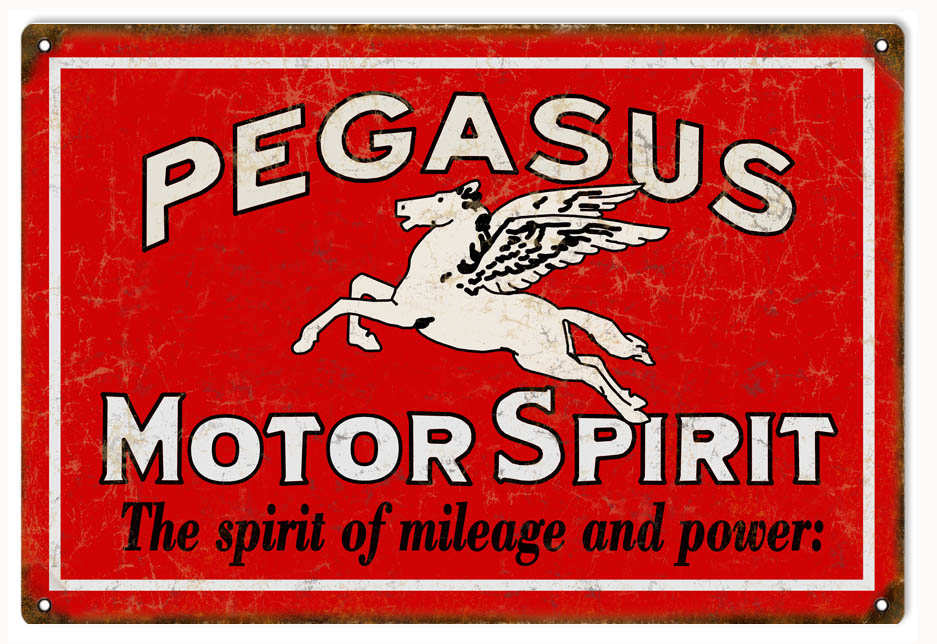 Pegasus Motor Oil 16×24
