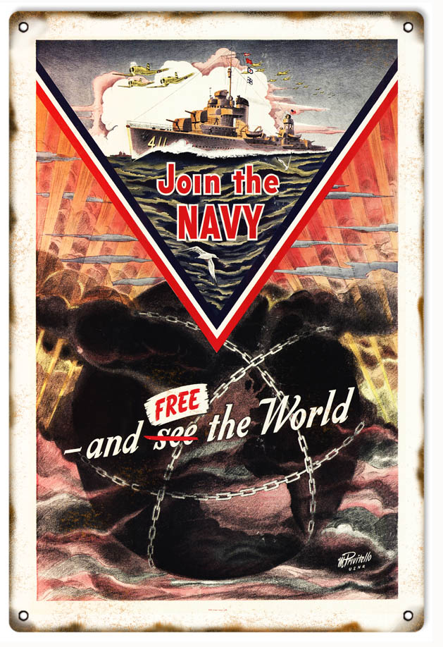 Join The Navy Military 12x18