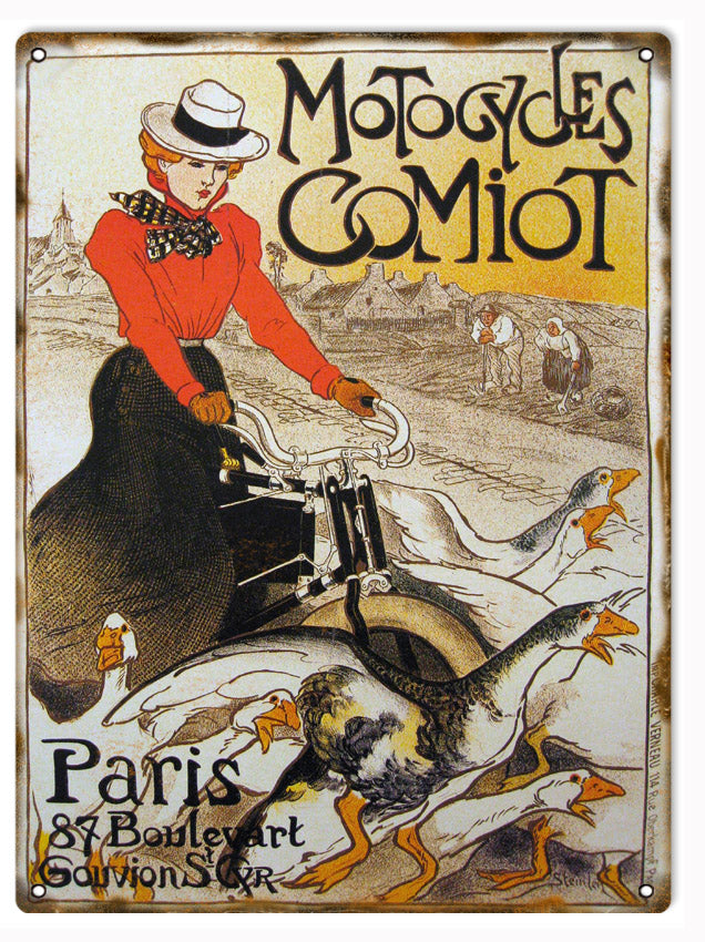 Motocycles Comiot Paris 9x12