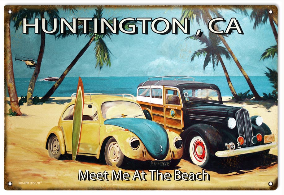 Huntington Beach California 12×18