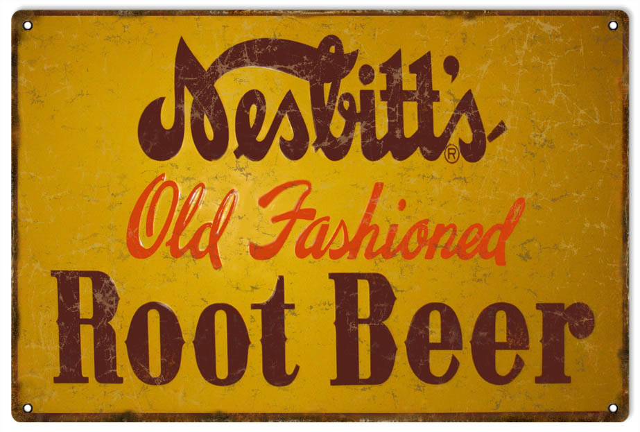 Nesbitts Root Beer Vintage Style Metal Sign 12 x 18