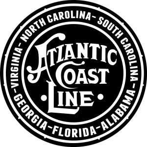 Atlantic Coast Line Route Railway Herald 14x14