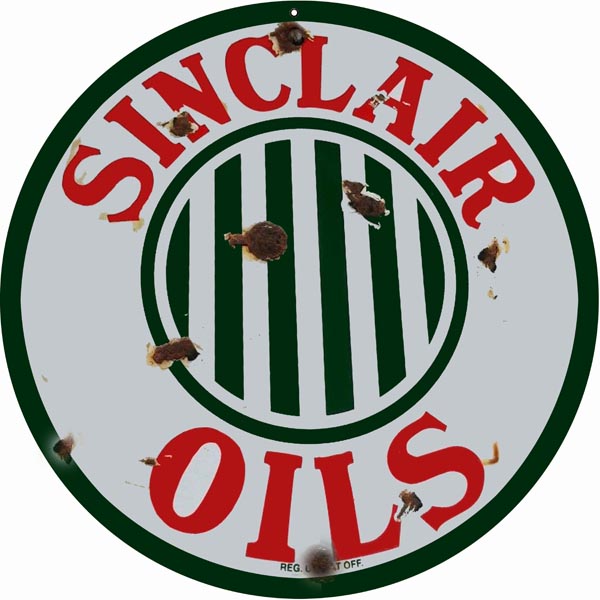 Sinclair Motor Oils Vintage Style Metal Sign 14 x 14
