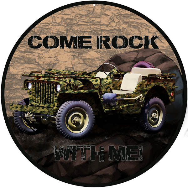 Come Rock With Me Jeep 14 x 14