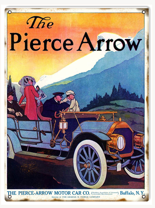 Pierce Arrow Automobile 9×12