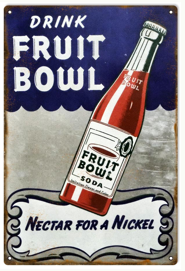 Drink Fruit Bowl 12x18