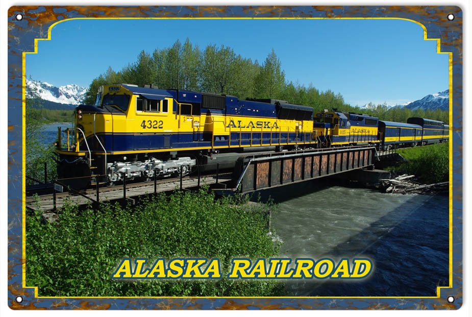 Alaska Railroad 12x18