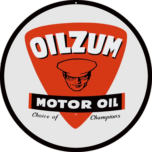 Oilzum Motor Oil 14 x 14