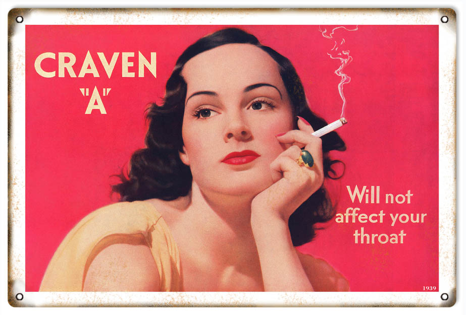 Craven A Cigarette 12x18