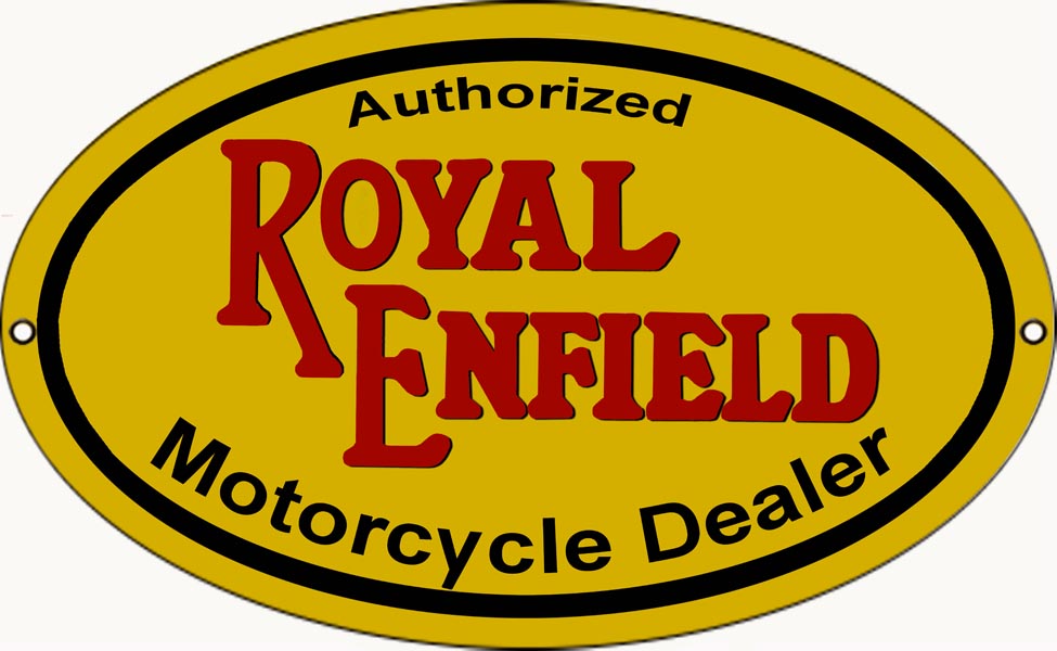 Royal Enfield Motorcycle Dealer Vintage Style Metal Sign 11 × 18