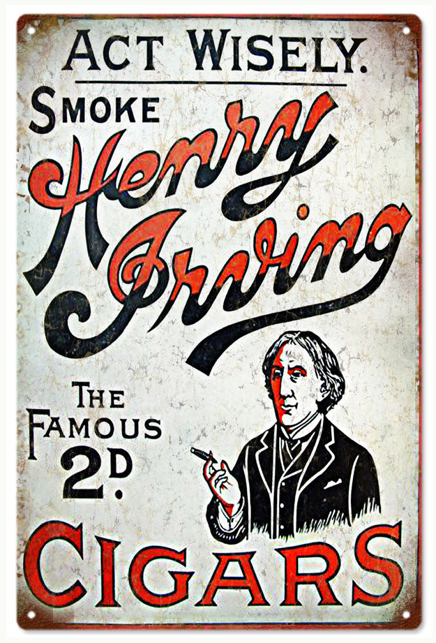 Cigars Henry Irving Bar 12x18