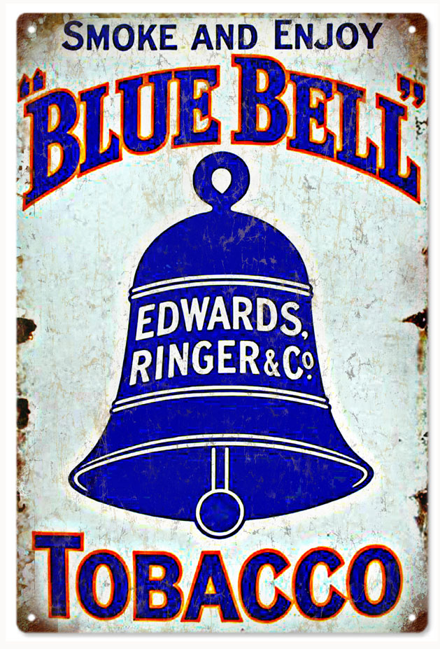 Blue Bell Tobacco 12x18