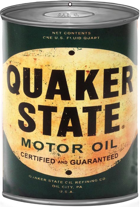 Quaker State Motor Oil 7x10.5