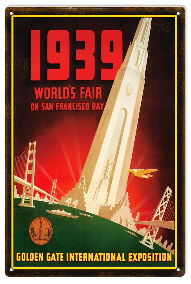 San Francisco Worlds Fair 1939 12×18