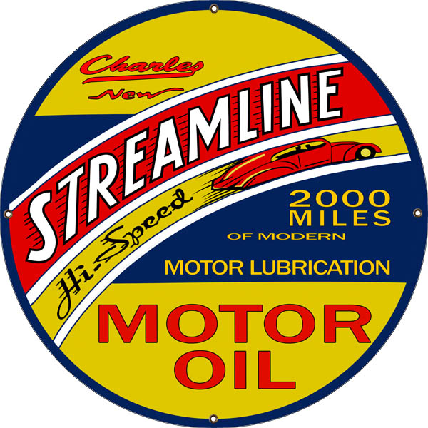 Charley Streamline Motor Oil 30x30