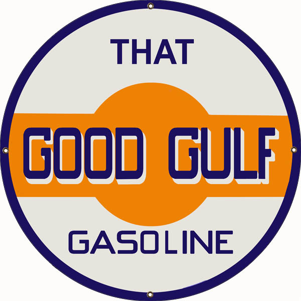 Good Gulf Gasoline 30 x 30