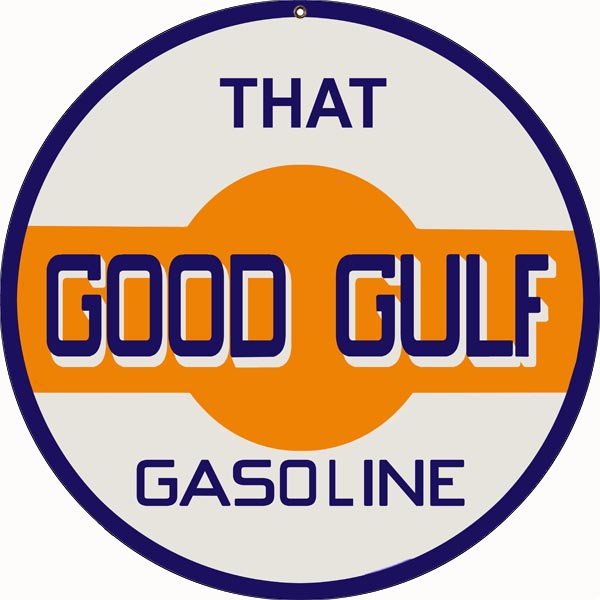Good Gulf Gasoline 14 x 14
