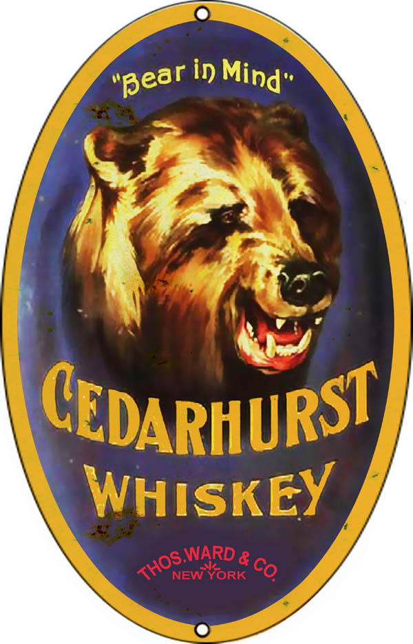 Cedarhurst Whiskey 9×14
