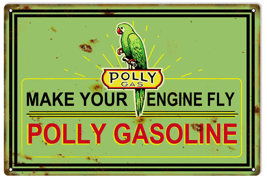 Your Engine Fly Gasoline Vintage Style Metal Sign 12 x 18