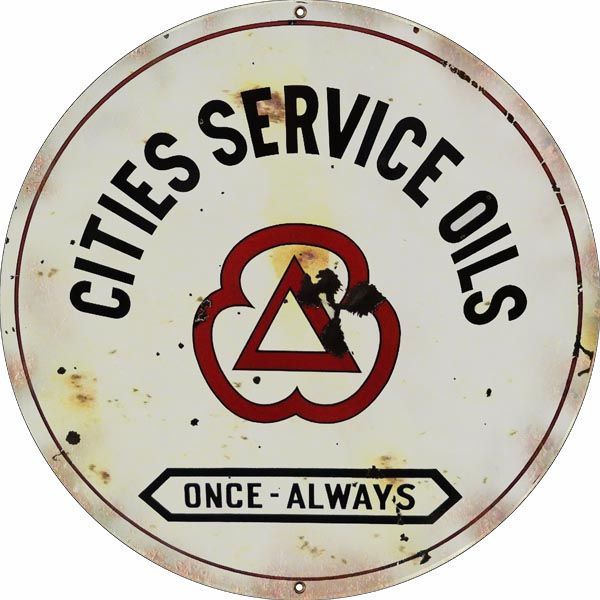 Cities Service Oils 24 x 24