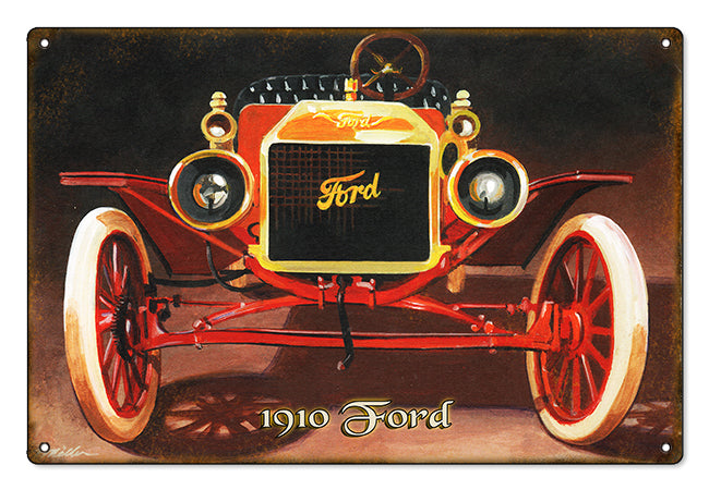 Ford Model T Grille Vintage Style Metal Sign 12 x 18