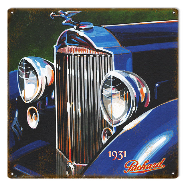 1931 Packard Vintage Style Metal Sign 12 x 12