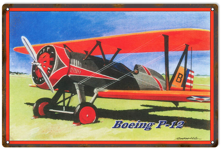 Boeing P-12 12×18