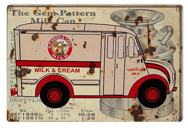 HP Hood And Sons Milk 12″ x 18″
