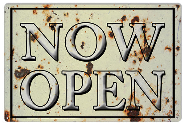 Now Open 12×18