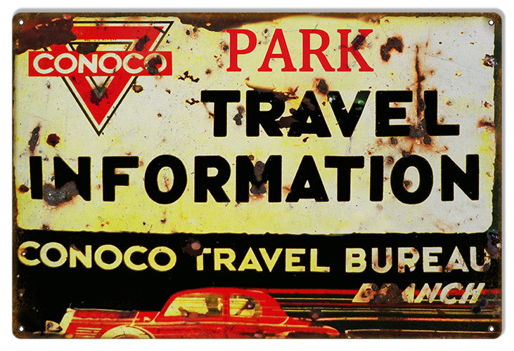 Conoco Travel Bureau 12x18
