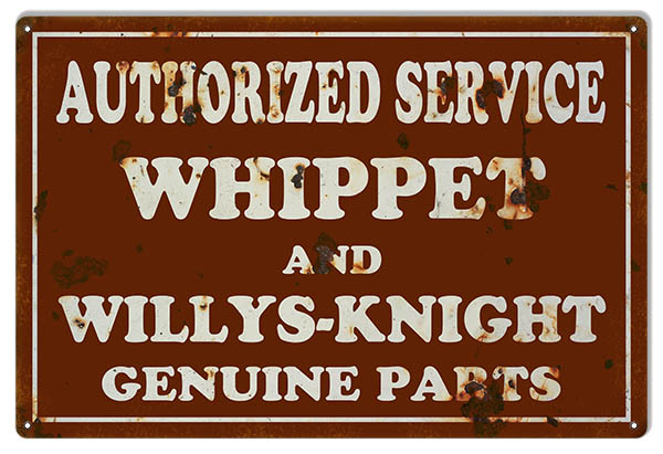 Whippet Willys Knight Service 12x18