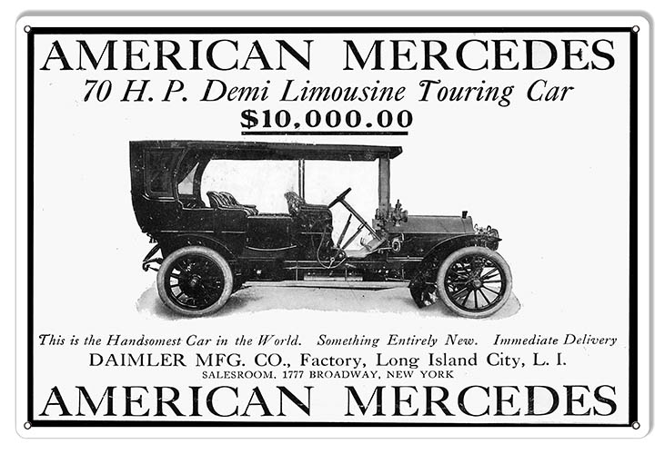 American Mercedes Classic 12x18