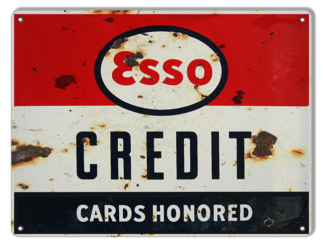 ESSO Credit Card Honored 9×12
