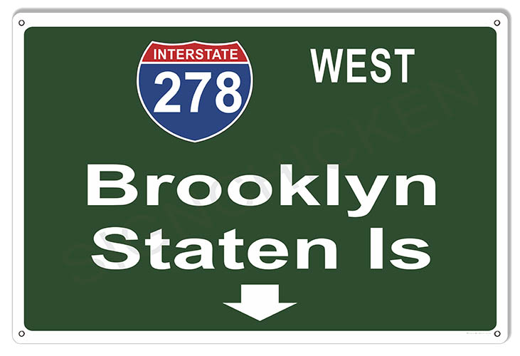 278 WEST Brooklyn Staten Is Interstate 12x18