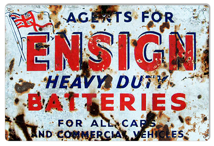 Heavy Duty BATTERIES Motor Oil 12x18