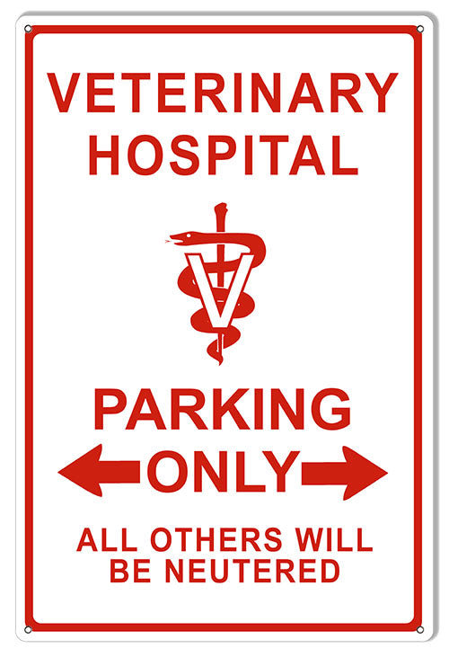 Veterinary Hospital Parking 12x18