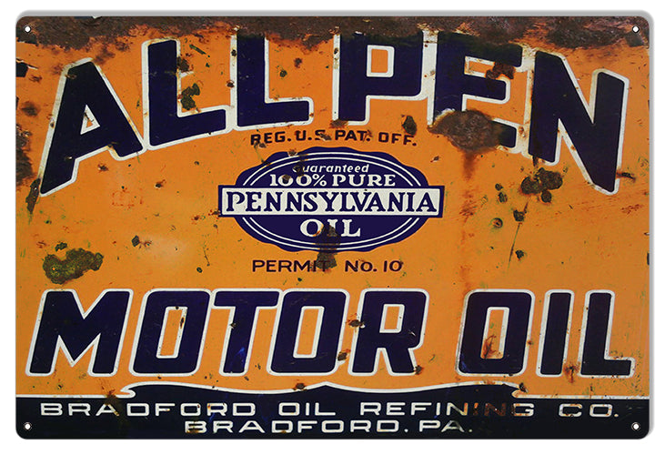 Allpen Motor Oil 12x18
