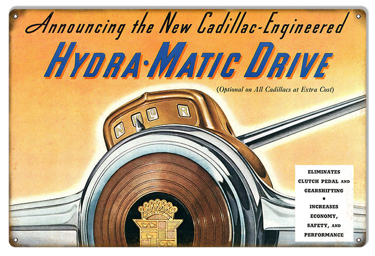 Cadillac Hydra Matic Drive Automobile 12x18