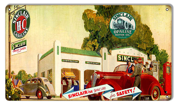 Sinclair-ize Your Car Motor Oil 8×14