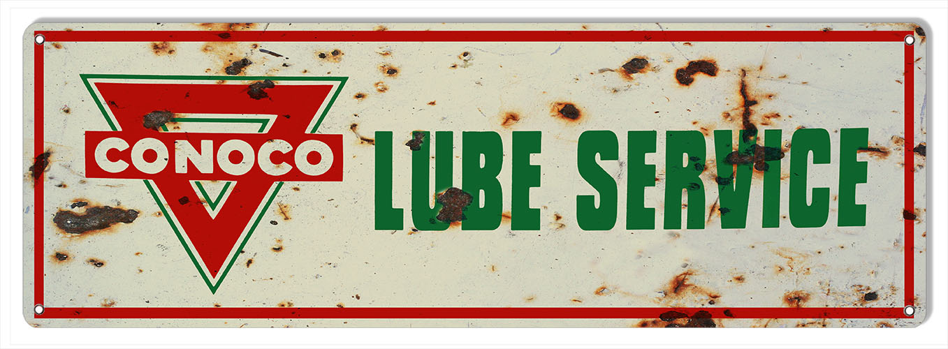Conoco Lube Motor Oil 8x24