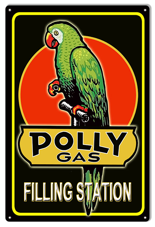 Polly Gas Filling Station 16×24