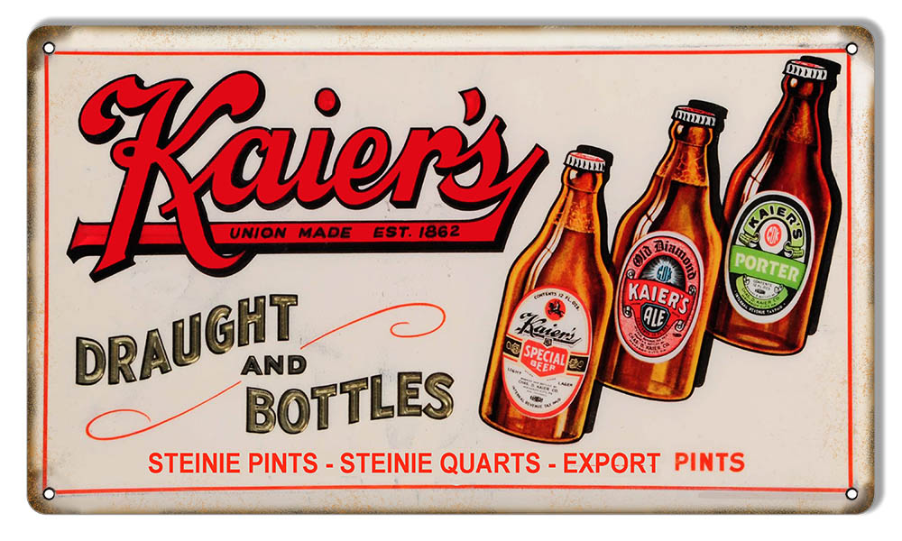 Kaiers Draught And Bottles Beer 8×14