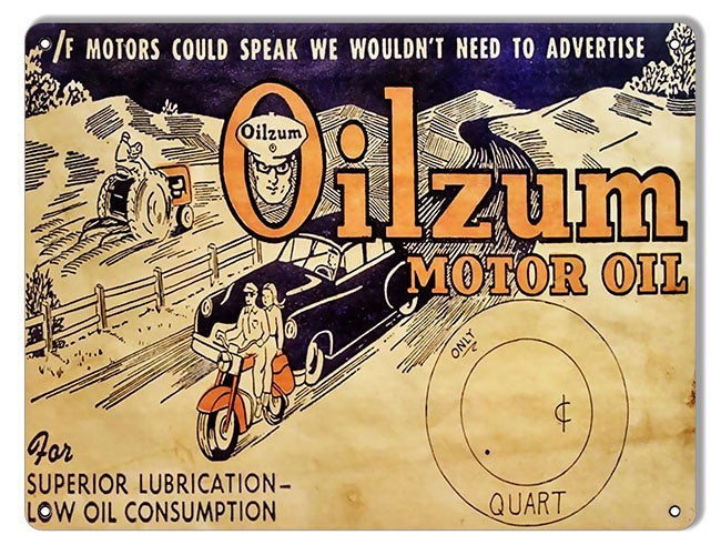 Oilzum Low Oil Consumption 9×12
