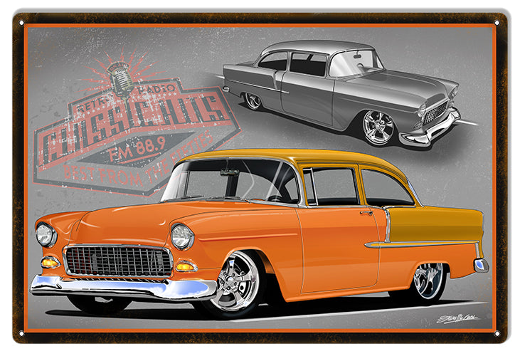 Classic Hits Hot Rod 12x18