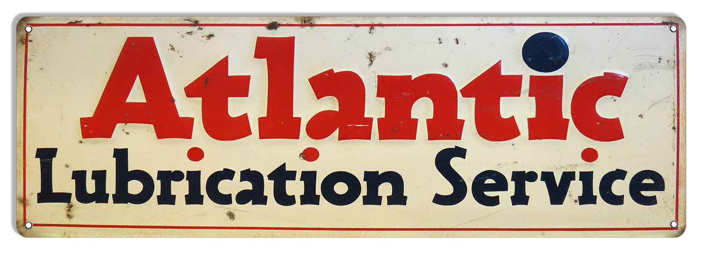 Atlantic Lubrication Service Motor Oil 8×24