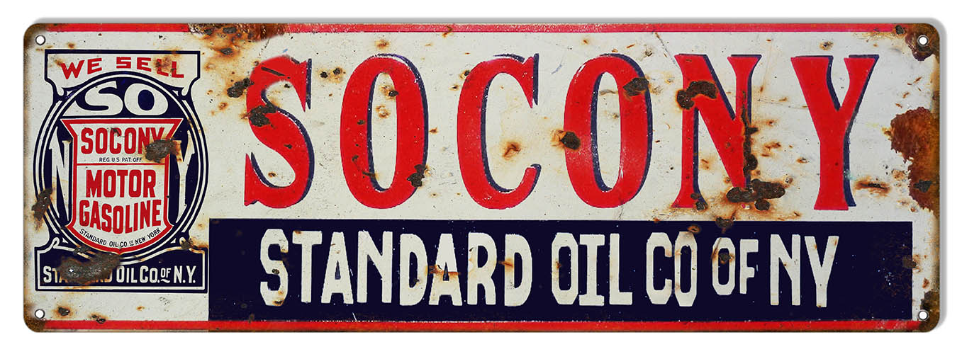 Socony Standard Oil Of NY 8×24