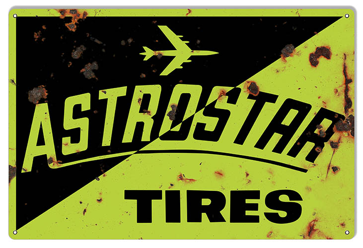Astrostar Tires Gas Station 12×18